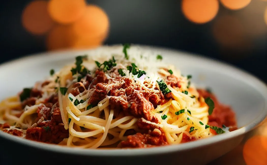 Spaghetti Bolognese z grzybami